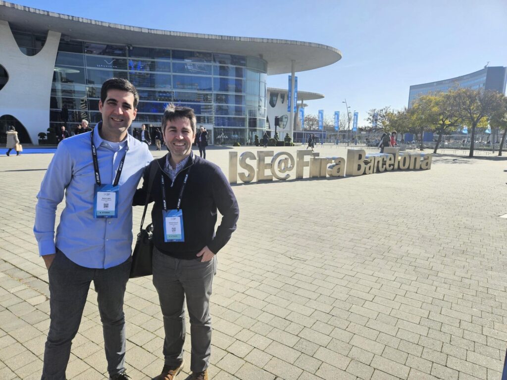 Aaron Lopez and Roberto Pascual at ISE 2025